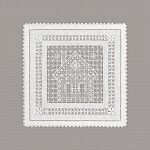 Салфетка белая 22*22, 1 шт.